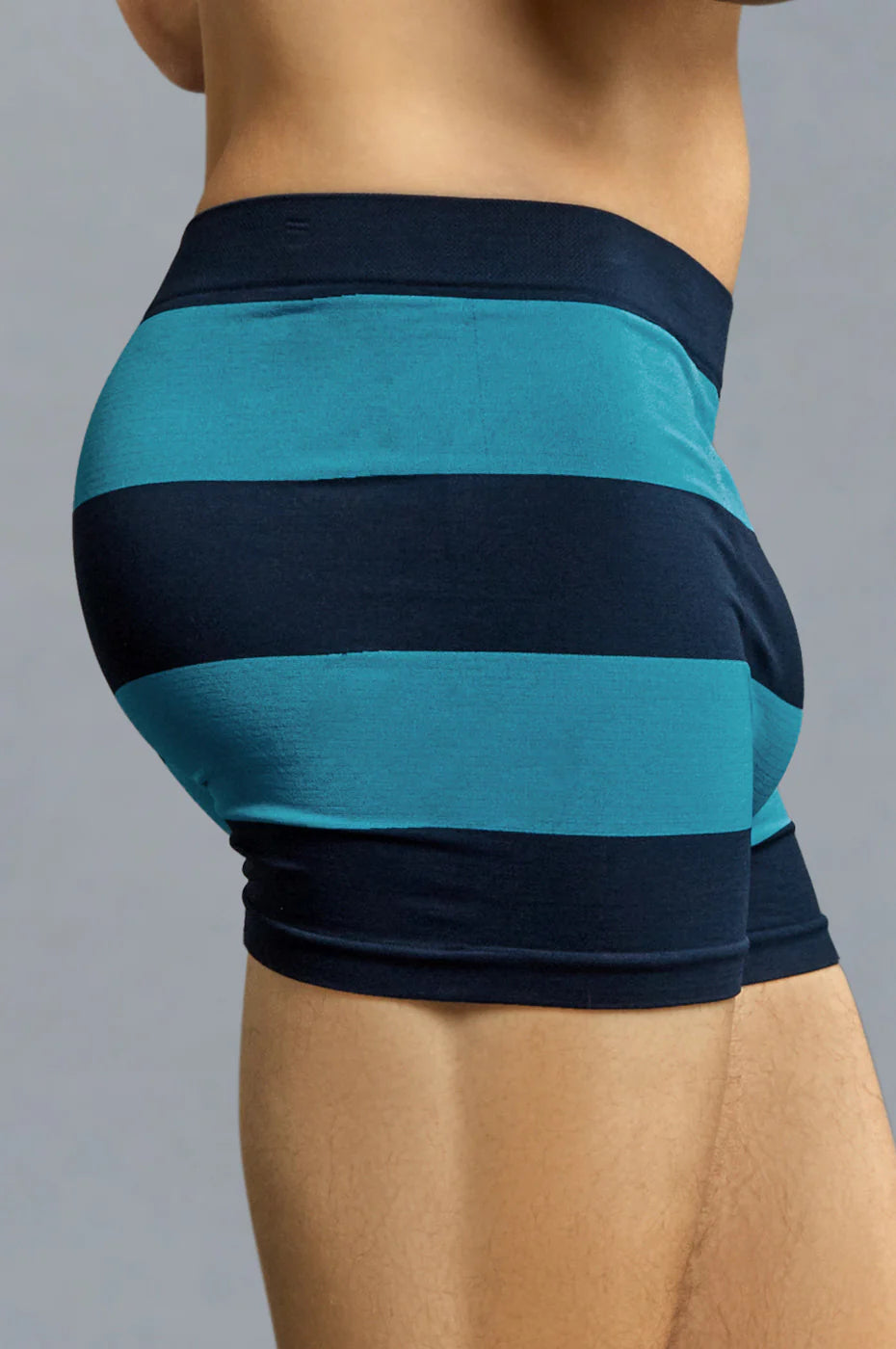 Knocker Men's Seamless Boxer Brief Stretchable Underwear 6 pcs, Assorted Colors