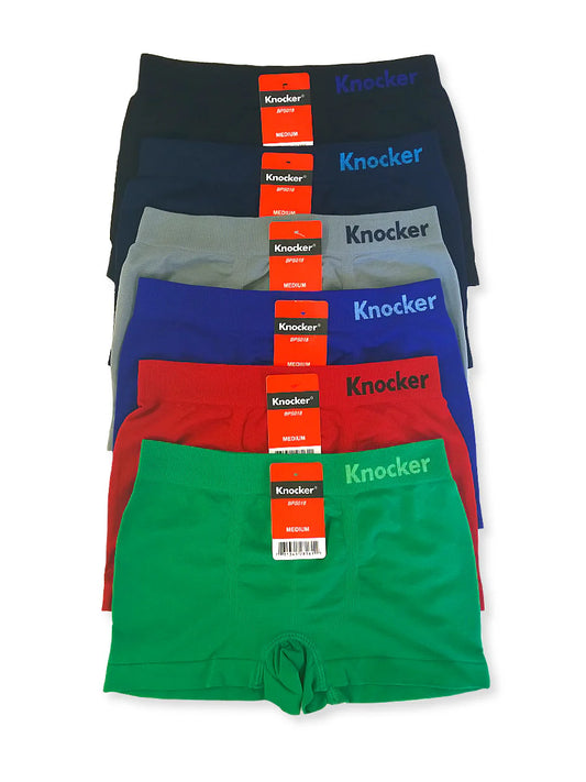 KNOCKER BOY'S SEAMLESS BOXER BRIEFS ( 6 Pack)