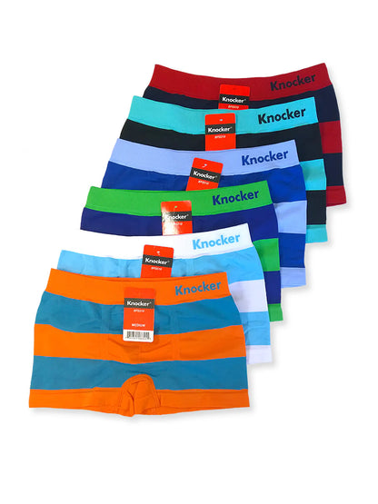 Knocker Boy's Pack of 6 Seamless Microfiber Boxer Briefs
