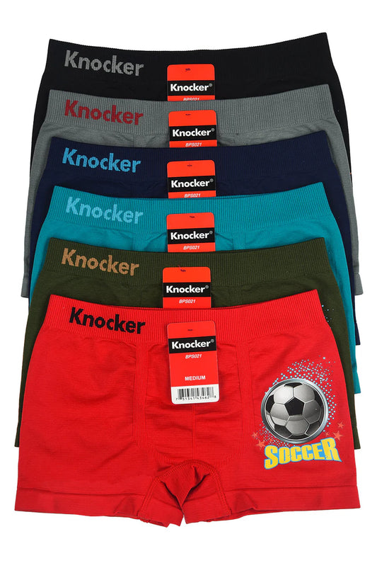 KNOCKER BOY'S SEAMLESS BOXER BRIEFS (6 Pack)