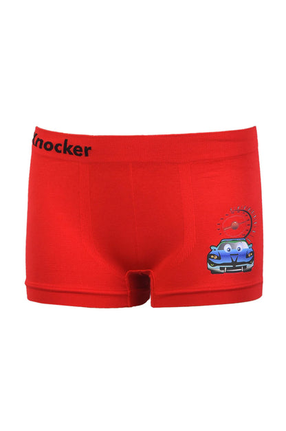 KNOCKER Boy's Pack of 6 Seamless Microfiber Boxer Briefs