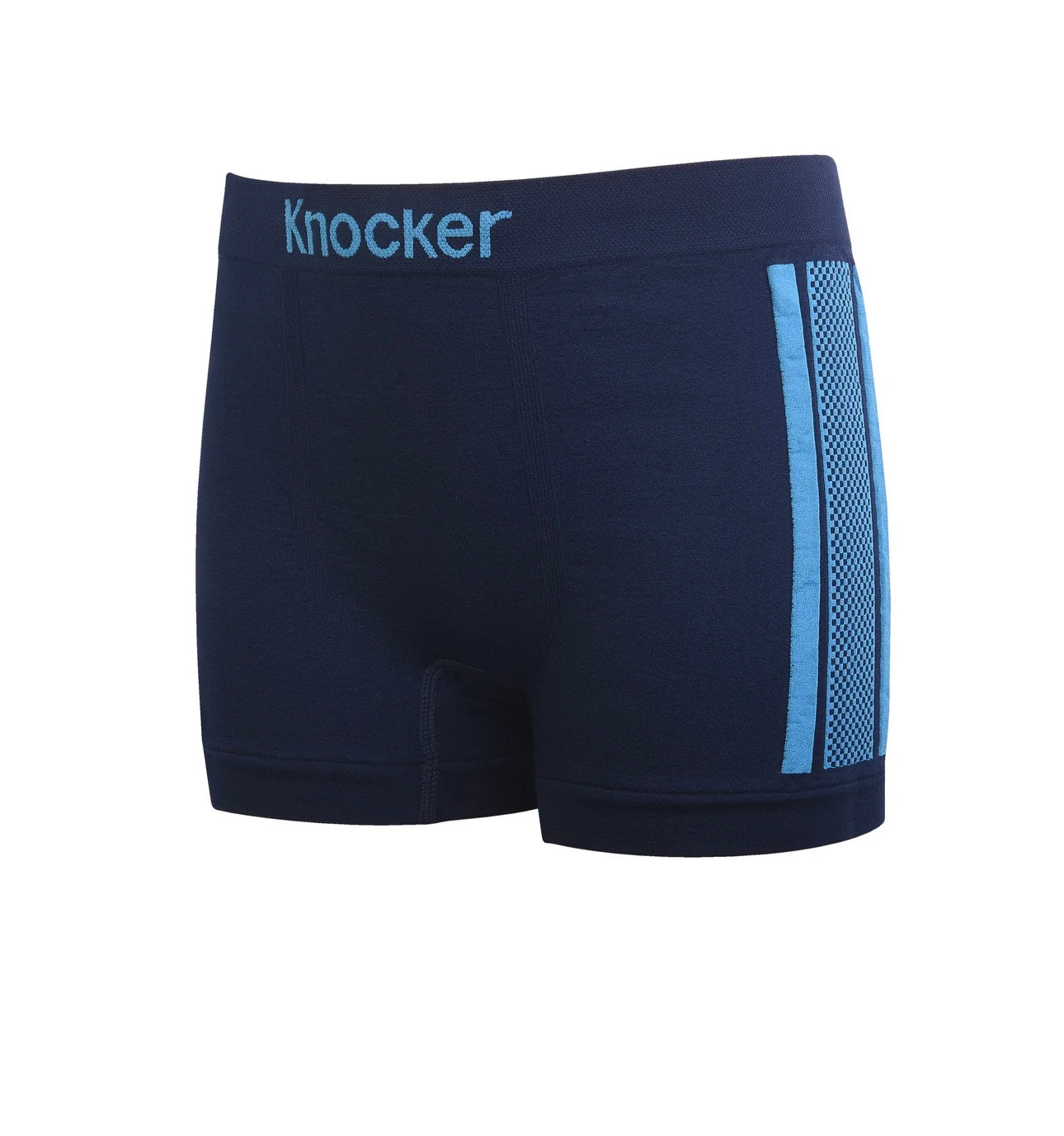 Knocker Men's Seamless Boxer Brief Stretchable Underwear 6 pcs, Assorted Colors