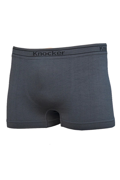 Knocker Junior Seamless Nylon Boxer Brief Underwear 6-Pack One Size Assorted Color