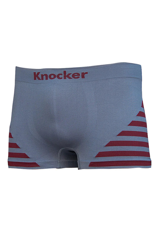 Knocker Junior Seamless Nylon Boxer Brief Underwear 6-Pack One Size Assorted Color