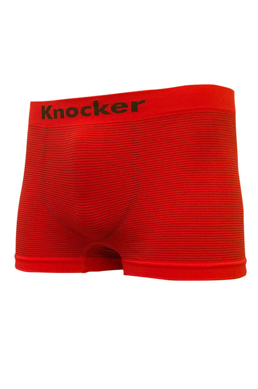 Knocker Junior Seamless Nylon Boxer Brief Underwear 6-Pack One Size Assorted Color