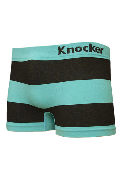Knocker Junior Seamless Nylon Boxer Brief Underwear 6-Pack One Size Assorted Color