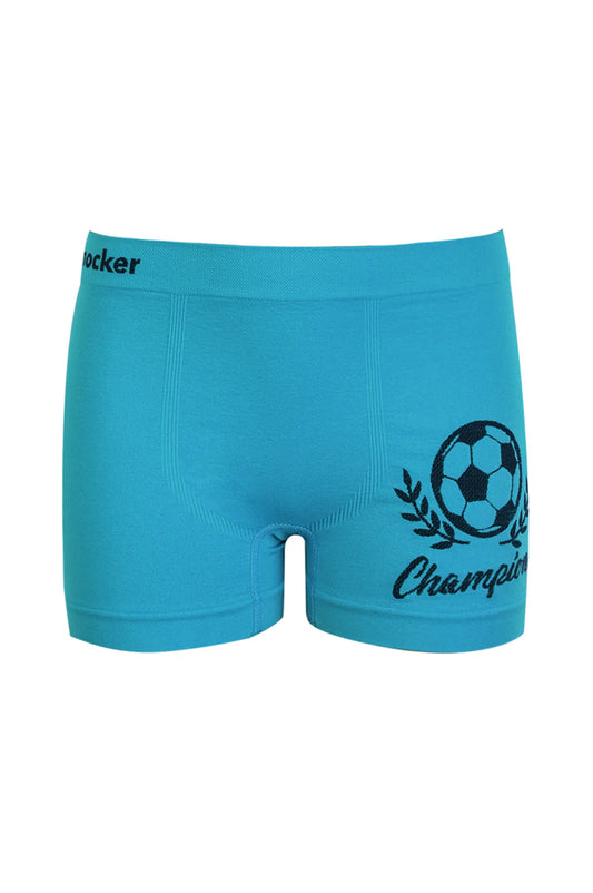 Knocker Junior Seamless Nylon Boxer Brief Underwear 6-Pack One Size Assorted Color