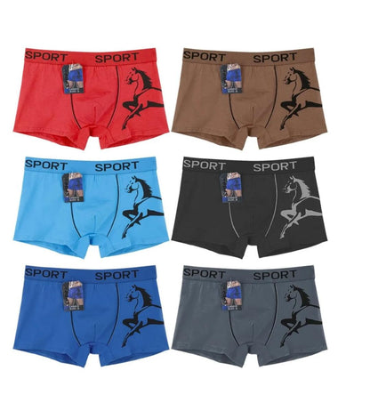 Calzoncillos bóxer de algodón para hombre