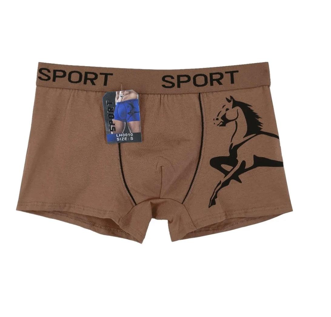 Calzoncillos bóxer de algodón para hombre