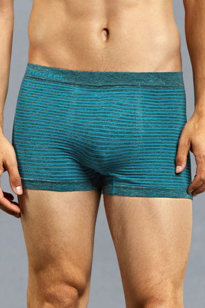 Knocker Men's Seamless Boxer Brief Stretchable Underwear 6 pcs, Assorted Colors